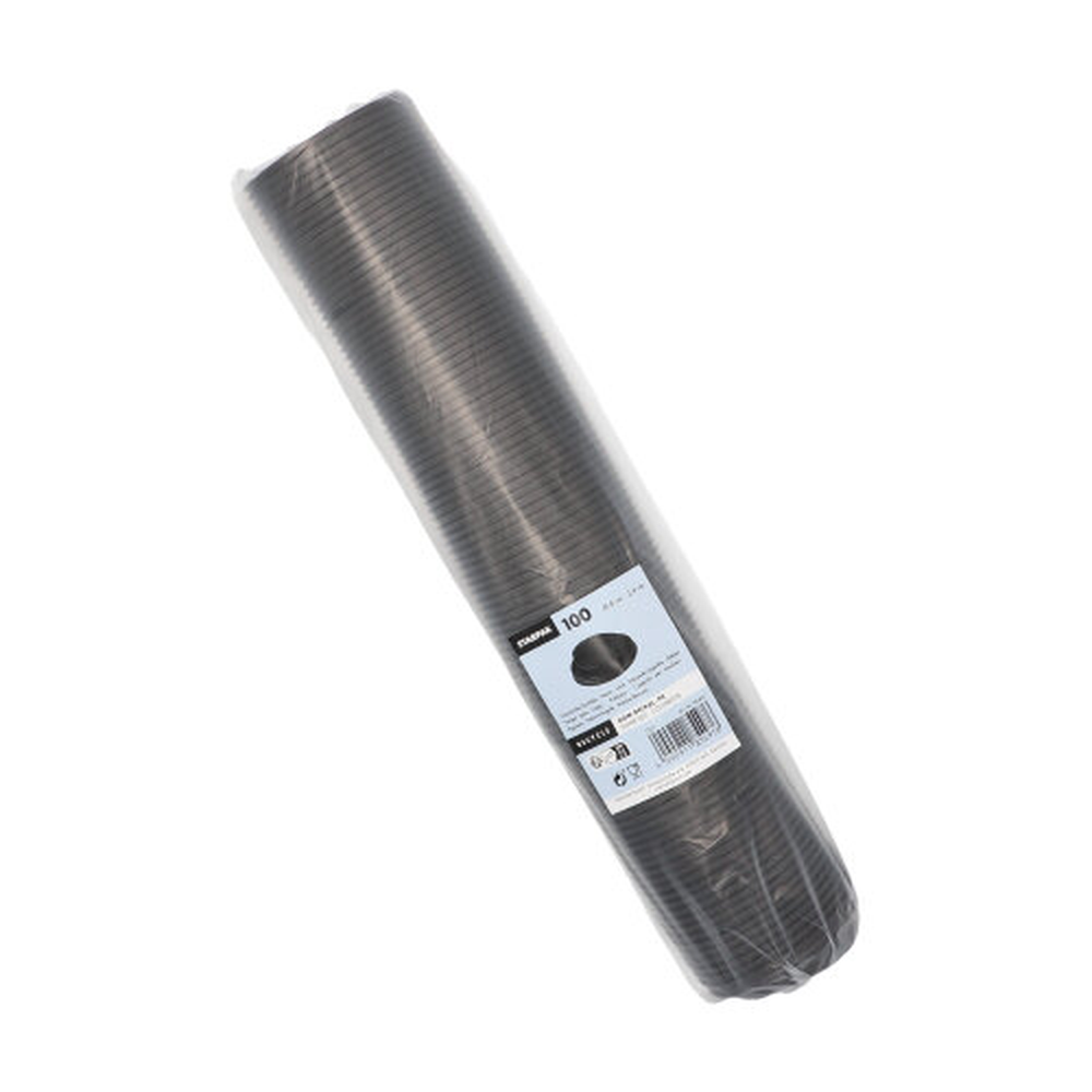 Papstar Dom-Deckel, PS "To Go" rund Ø 8 cm · 2,4 cm schwarz