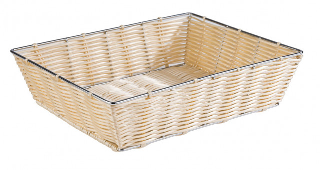 APS GN 1/2 Buffet-Korb 32,5 x 26,5 cm, H: 8 cm , Polypropylen, beige