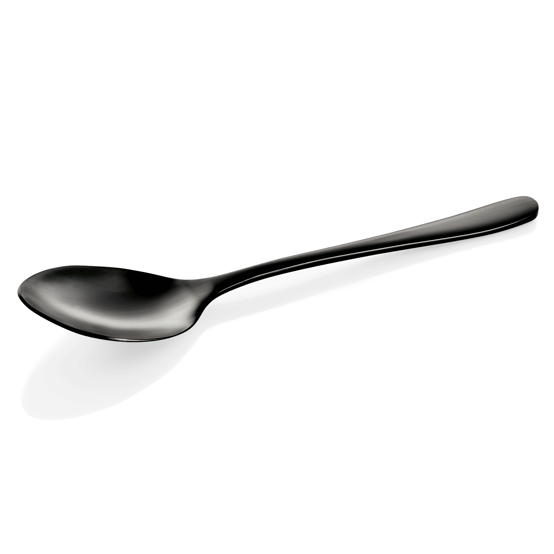 WAS Menülöffel Liselle-Elegance, Chromstahl mit schwarz glänzender PVD Beschicht