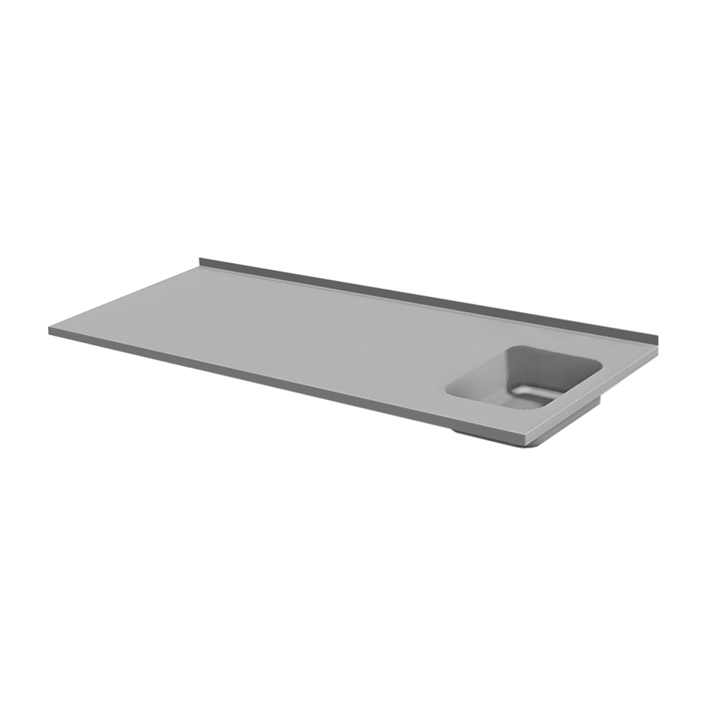 RM Gastro Platte für SCH/SM 3D mit Spülbecken und Rand / RM - SCH/SM 3 DSL