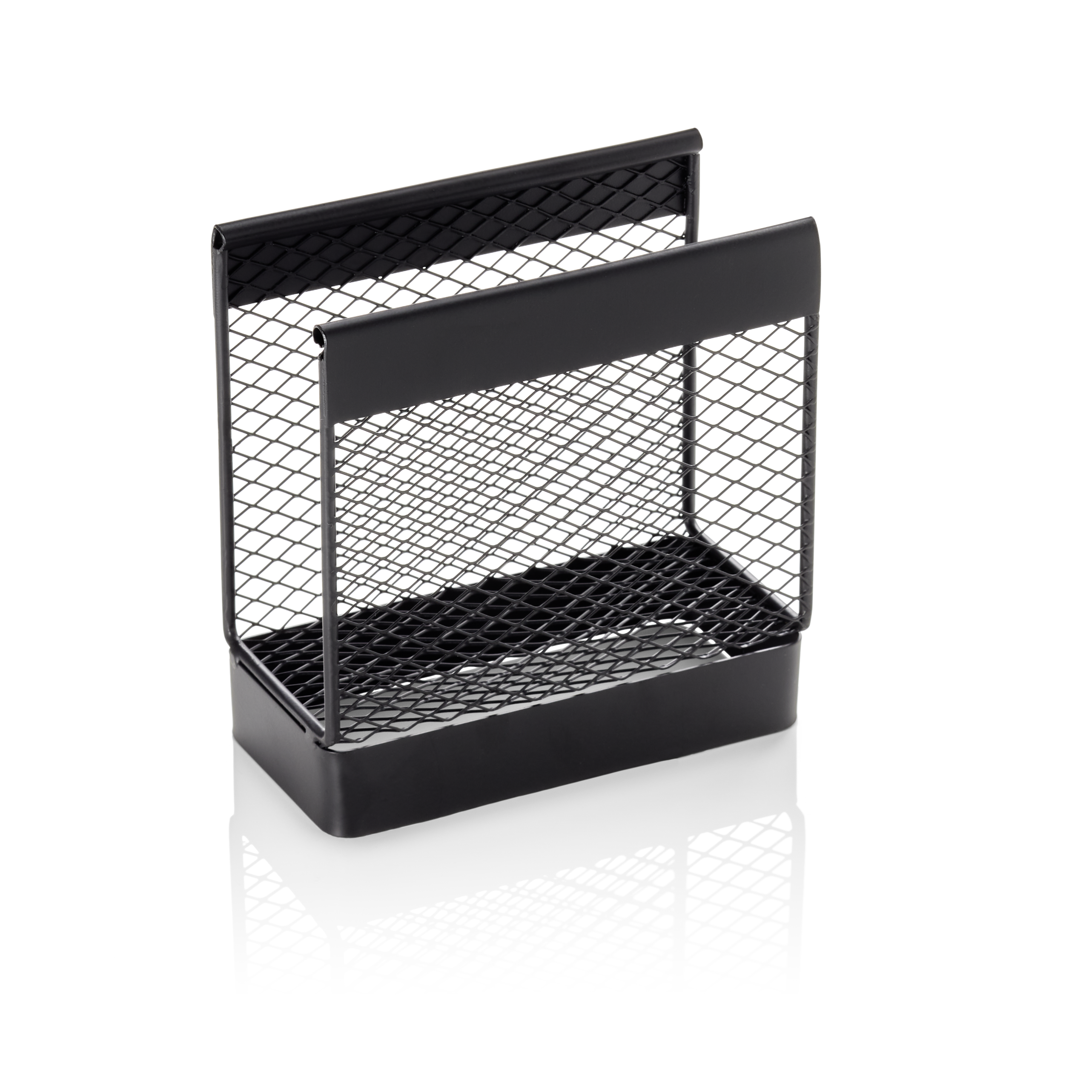 WAS Serviettenhalter, 13,5 x 6,5 x 14 cm, schwarz, Metall