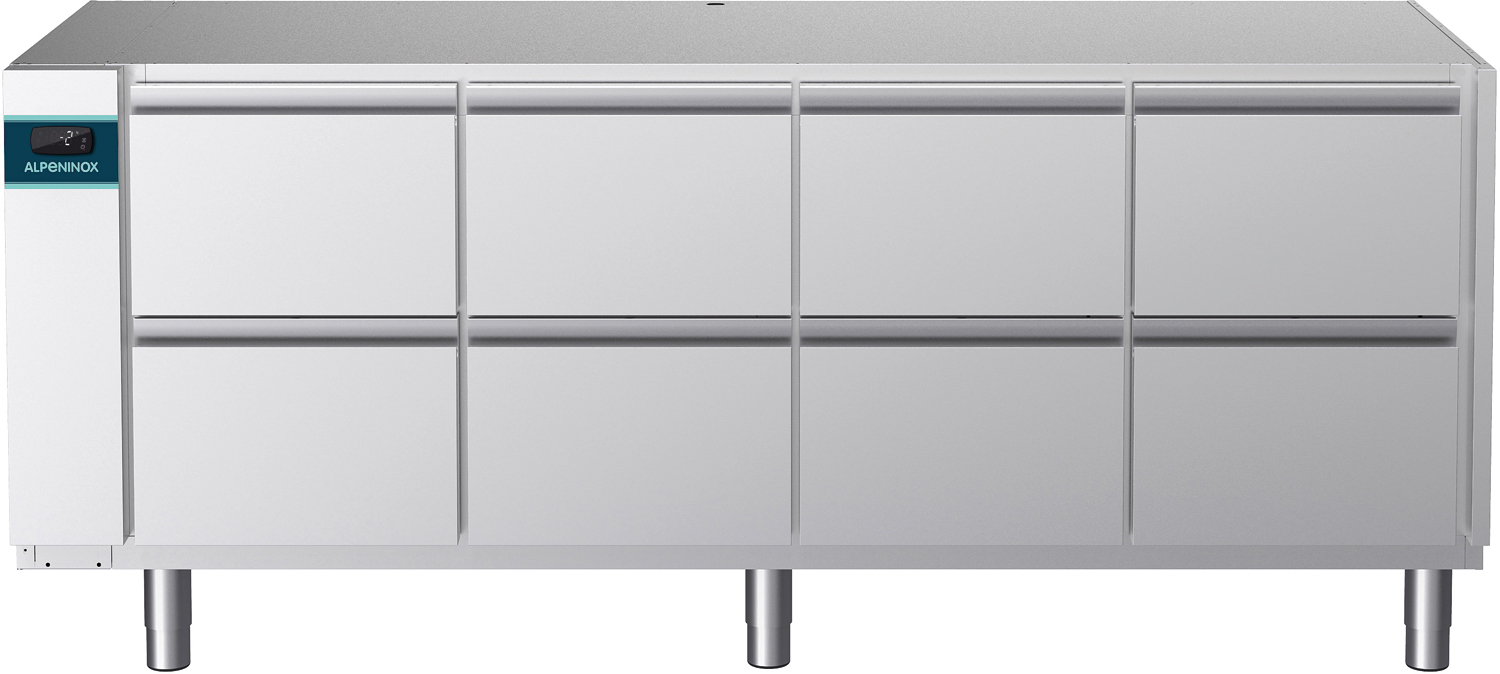 Nordcap Kühltisch, 4 Abteile CLO 700 4-7051