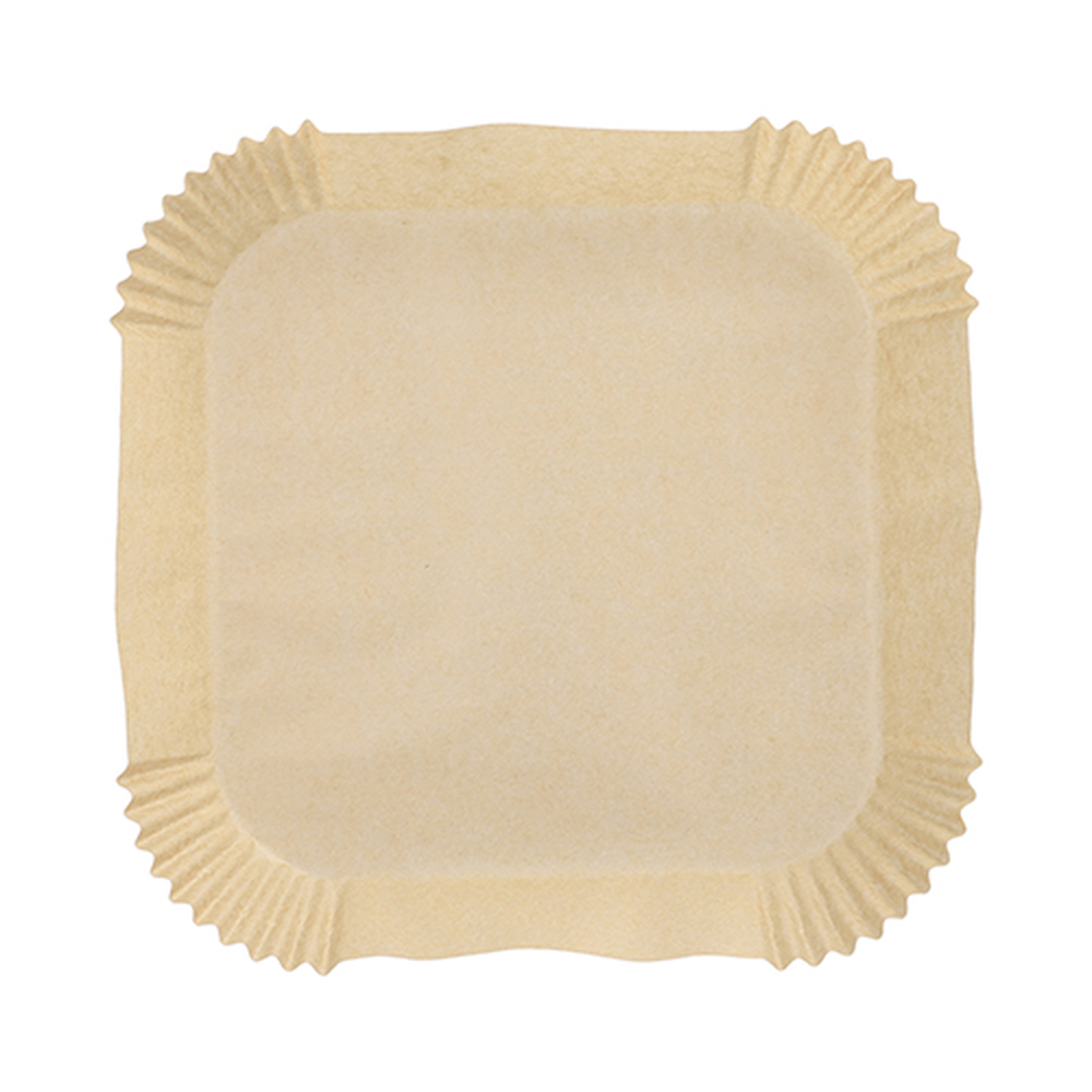 Papstar Backpapiere 20 cm x 20 cm x 4,5 cm braun für Heißluftfritteusen