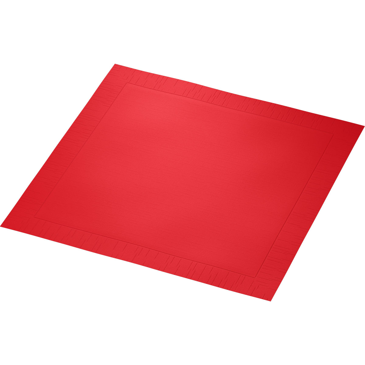 Duni Klassikservietten 40 x 40 cm 4-lagig, geprägt 1/4 Falz rot