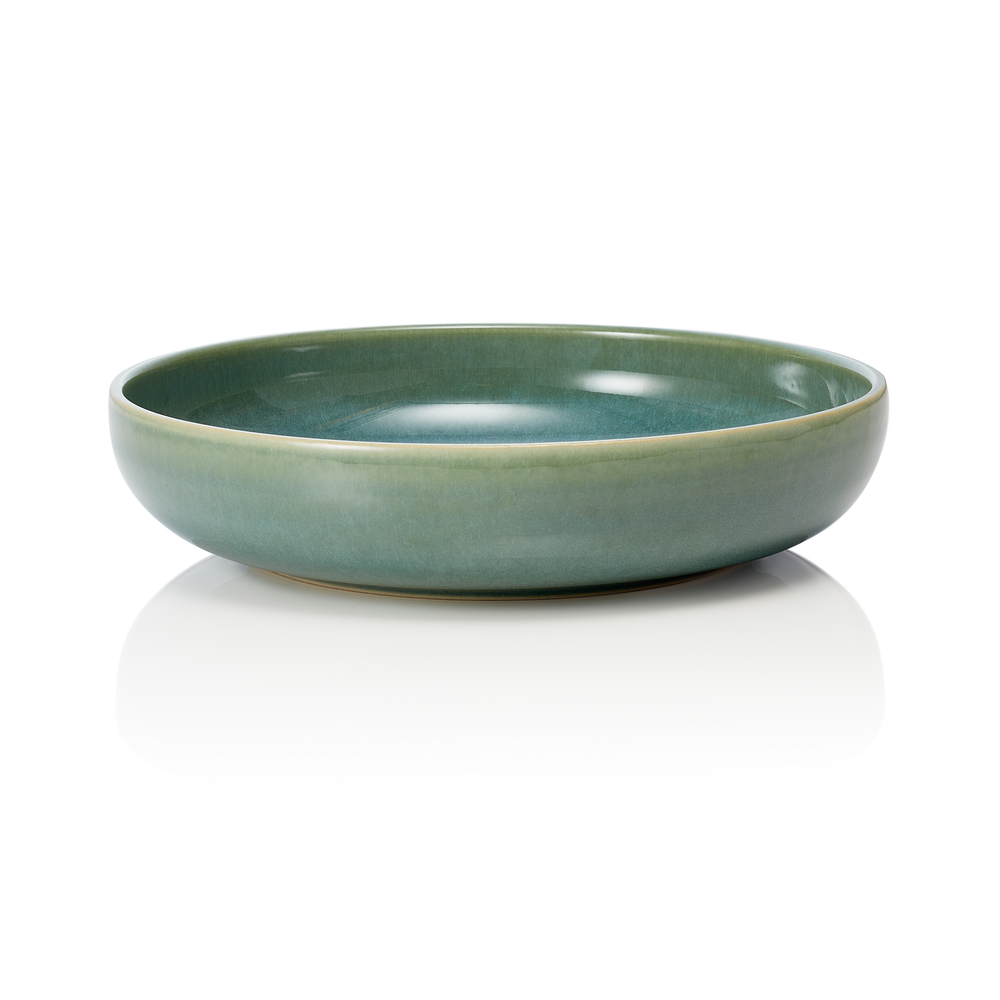 WAS Schale Set ROCKZZERO, Ø 22 cm, 0,8 ltr., Set á 6 Stück, myrtle green, Steinz
