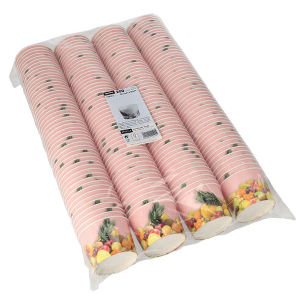 Papstar Eisbecher, Pappe rund 150 ml Ø 7,7 cm · 5,5 cm "Früchte"