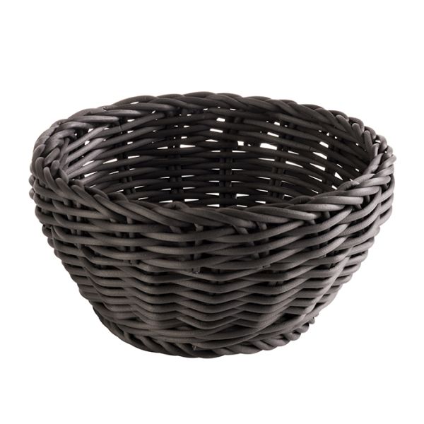 APS Korb, rund Ø 16 cm, H: 8 cm , Polypropylen, schwarz