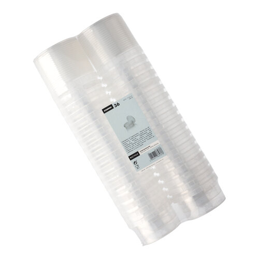 PAPSTAR Feinkostbecher, PP 240 ml Ø 9,5 cm · 5,6 cm transparent mit Originali