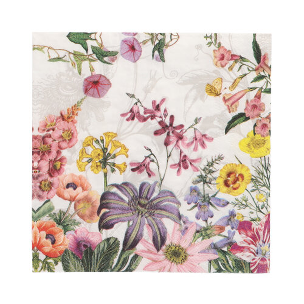 Papstar Servietten, 3-lagig 1/4-Falz 33 cm x 33 cm "Jardin"