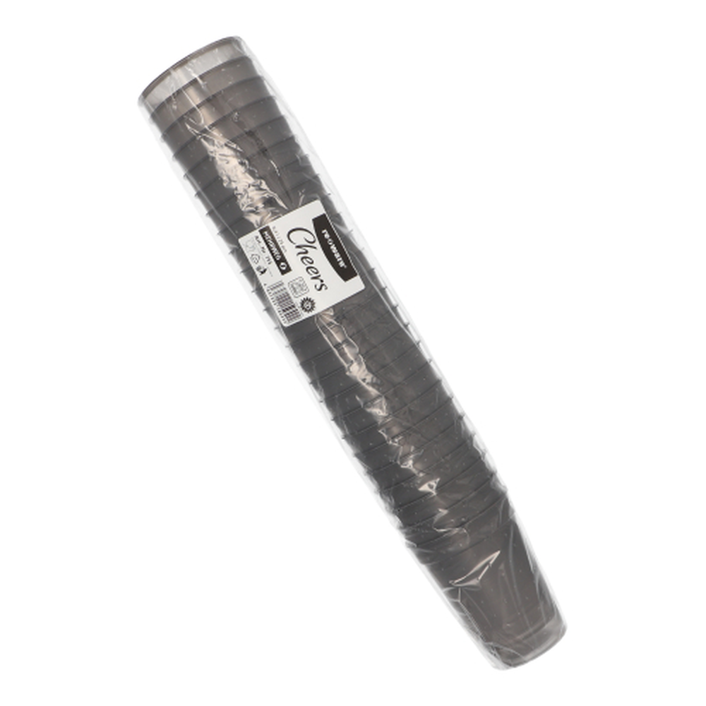 Papstar Mehrweg-Trinkbecher PP 0,4 l Ø 9,5 cm · 12,1 cm grau