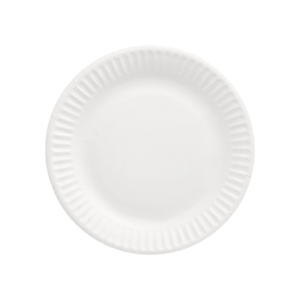 Papstar Teller, Pappe "pure" rund Ø 15 cm weiss
