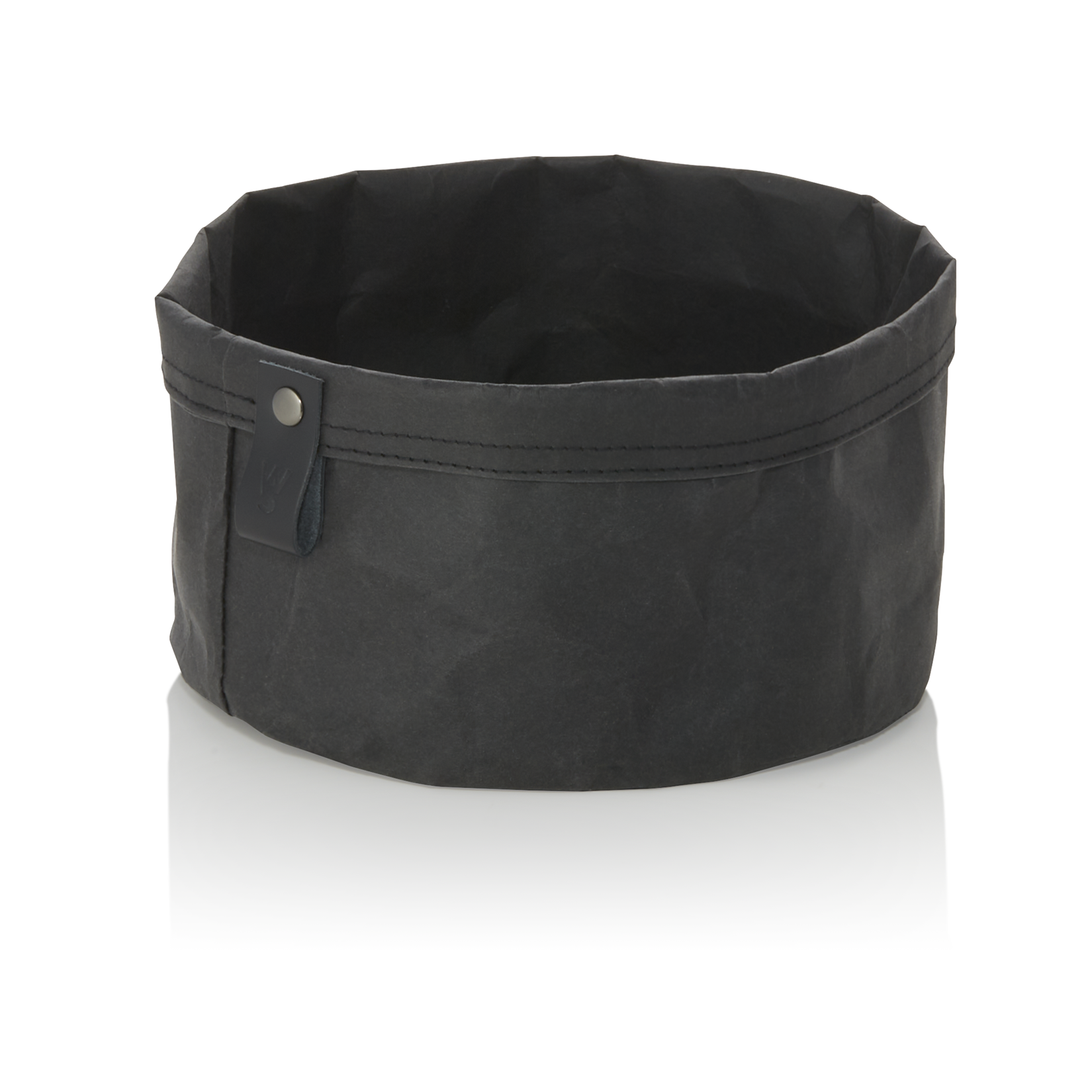 WAS Brottasche CRAFT & CRUMBLE, Ø 20 cm, Höhe 13 cm, schwarz, Kraft Paper