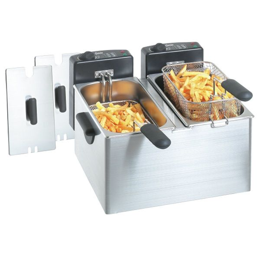 Bartscher Elektro-Doppel-Fritteuse MINI III