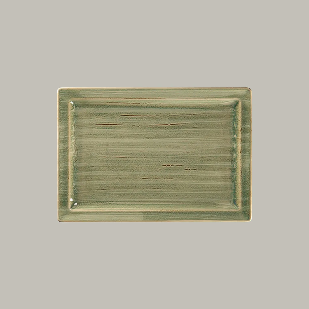 RAK Teller flach rechteckig - emerald Serie: Spot L 33.6 cm / W 23.2 cm / Ht. 2
