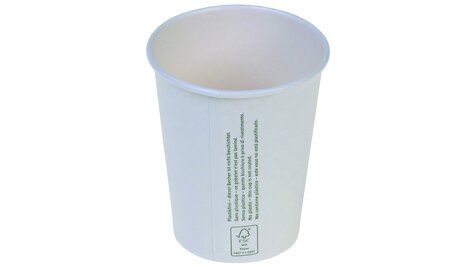 Pacovis Kaffeebecher aus Karton 2dl, ohne Beschichtung