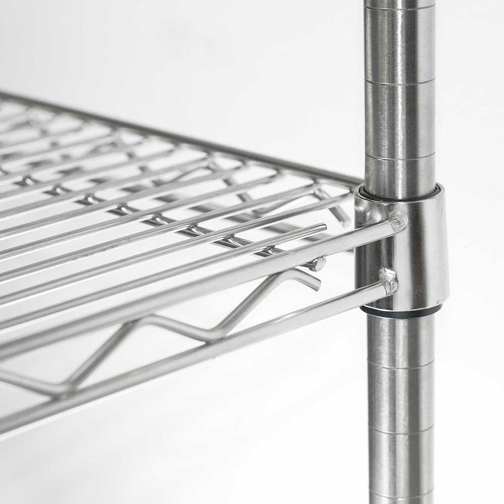 Stalgast Lagerregal aus Chromstahl 1825x610x1800 mm