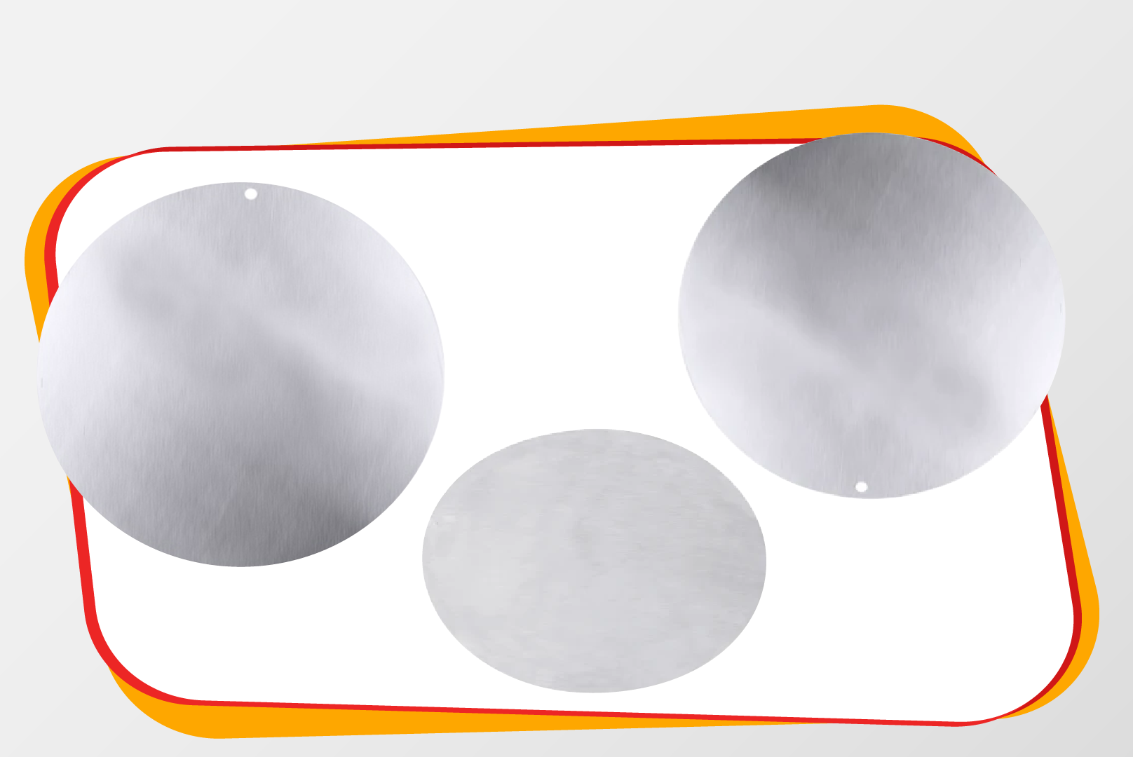 metallic, circles, silber, gebürstet, überlagerung