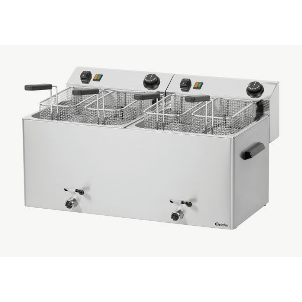 Bartscher Elektro-Friteuse 2 Becken á 10 Liter