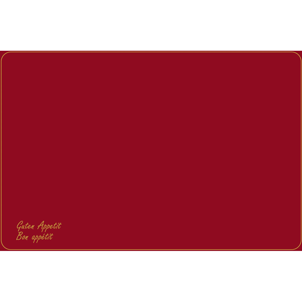 Duni Dunicel-Tischsets (Vesca Norm) 33 x 48 cm Guten Appetit bordeaux