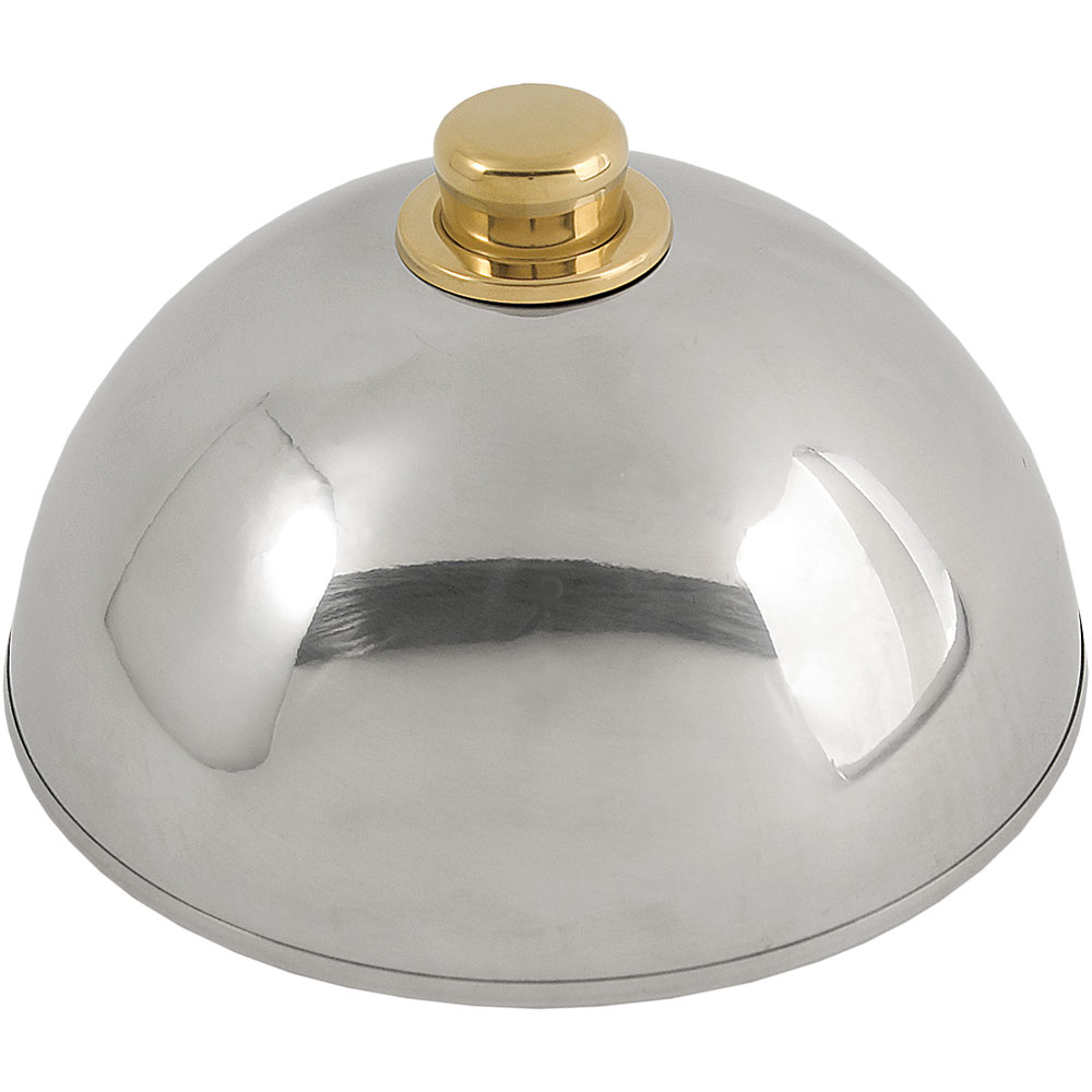 Stalgast Tellerglocke mit goldfarbenen Griffknopf, Ø 25 cm, Höhe 11 cm