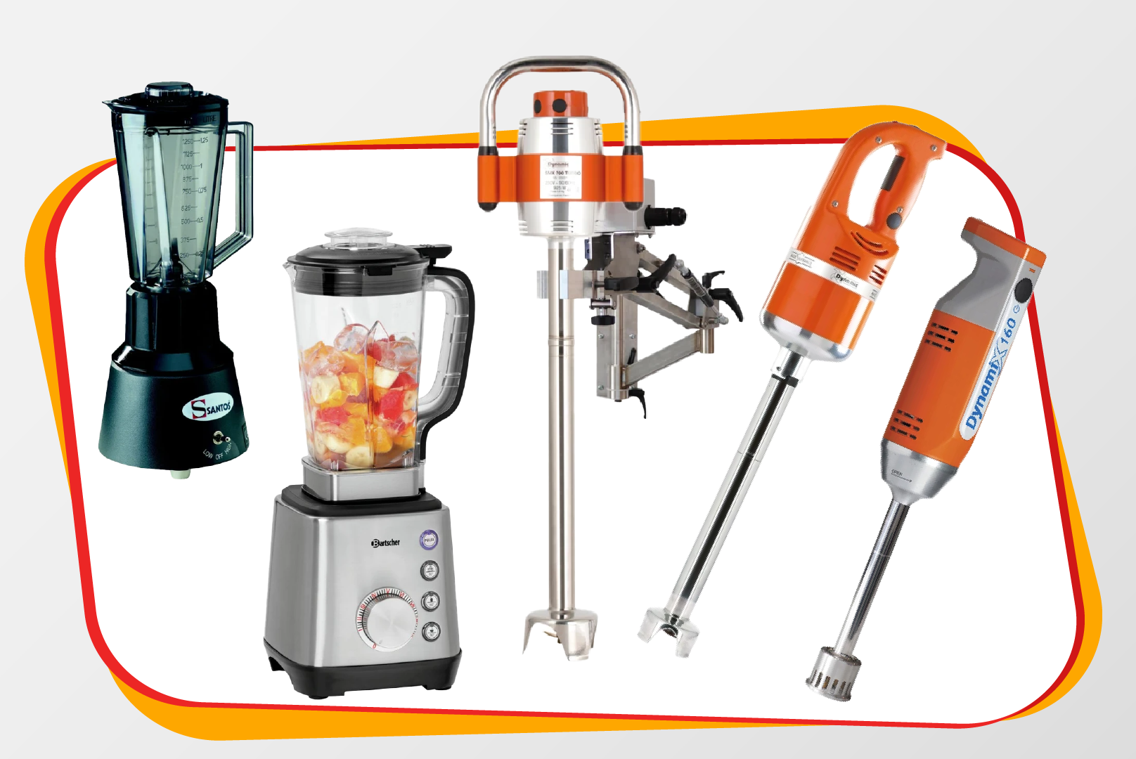 Blender, Mixer, Stabmixer, Küchenmaschine, Haushaltsgerät