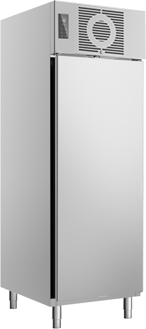 KBS Edelstahlkühlschrank KU 721 Fisch