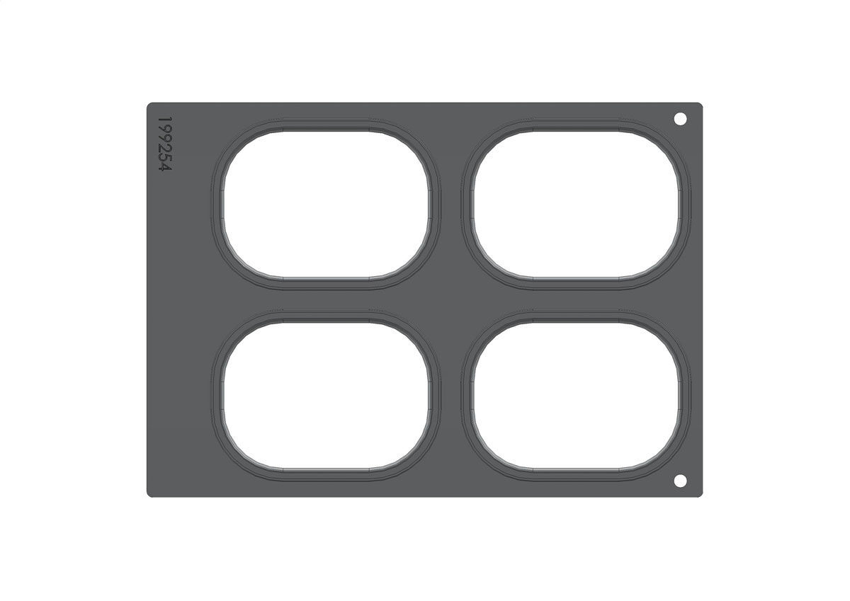 Duni Kassette DF 10/DF20 für Brick Mini 4-geteilt