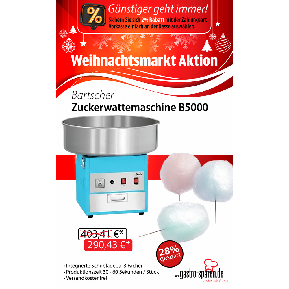 Bartscher Zuckerwattemaschine B5000