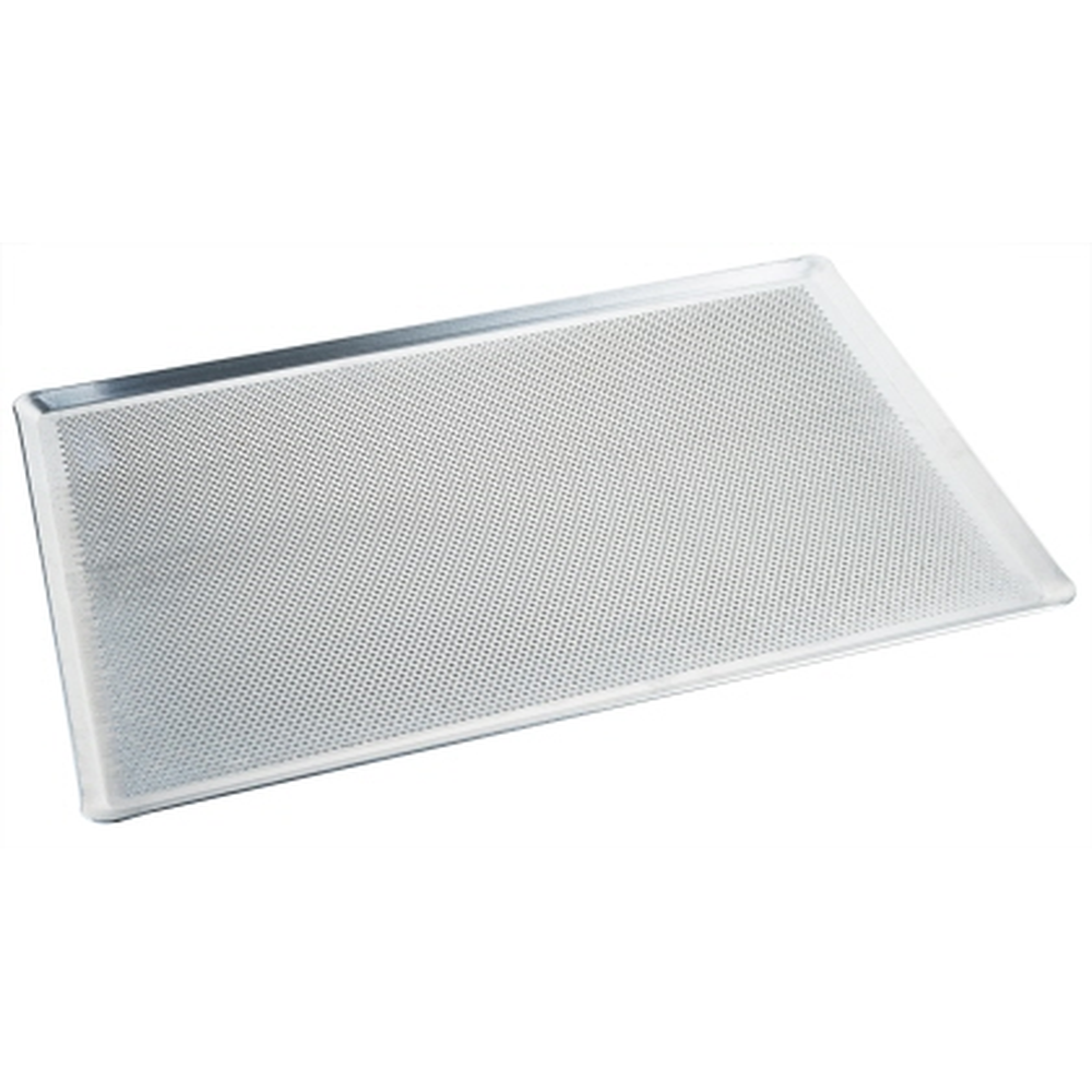 Contacto Backblech, perforiert 60x40cm mit schräg zulaufendem Rand