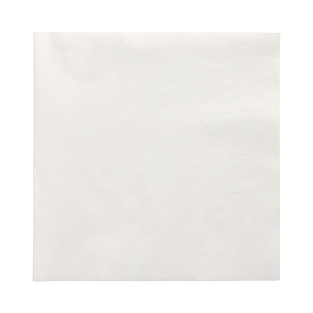 Papstar Servietten, 2-lagig 1/4-Falz 33 cm x 33 cm weiss