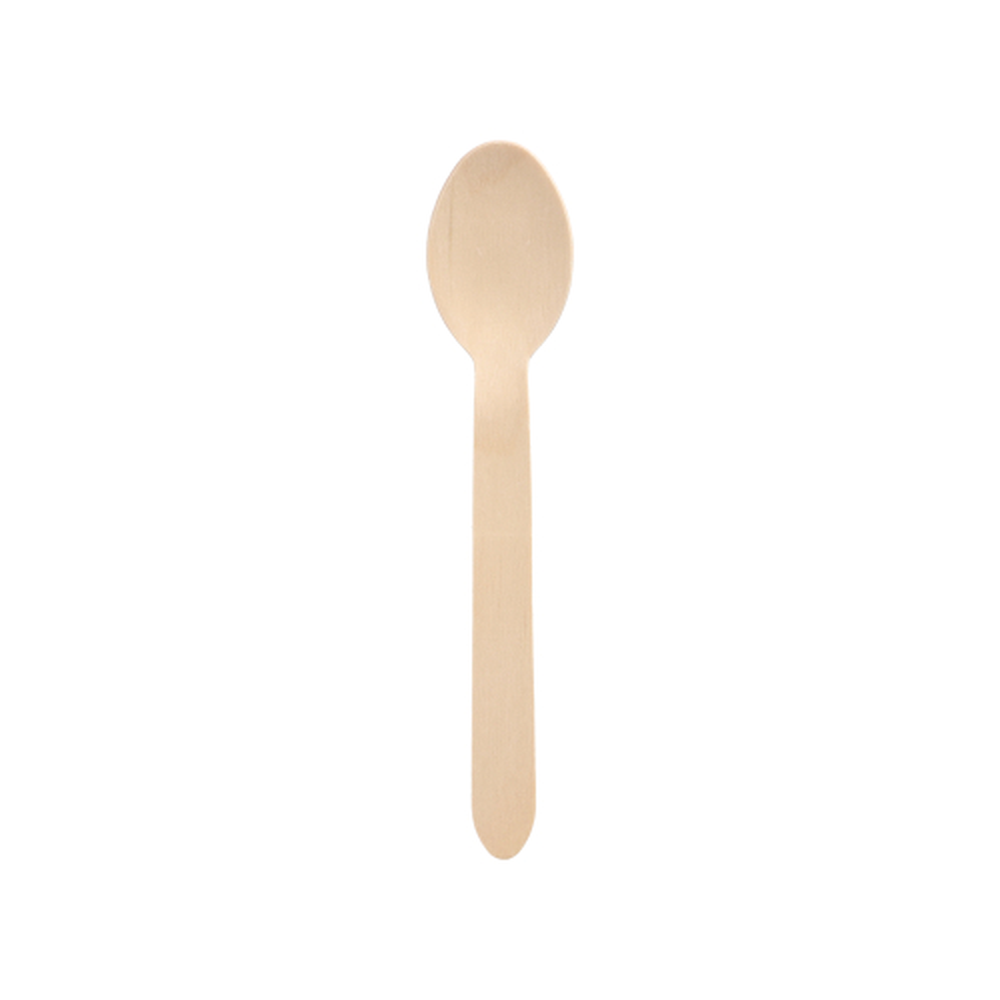 Papstar Löffel Holz, gewachst 16 cm