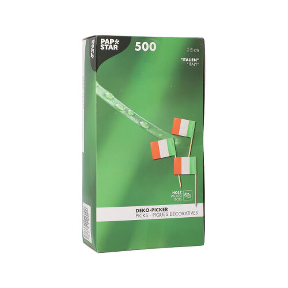 Papstar Deko-Picker 8 cm "Italien"
