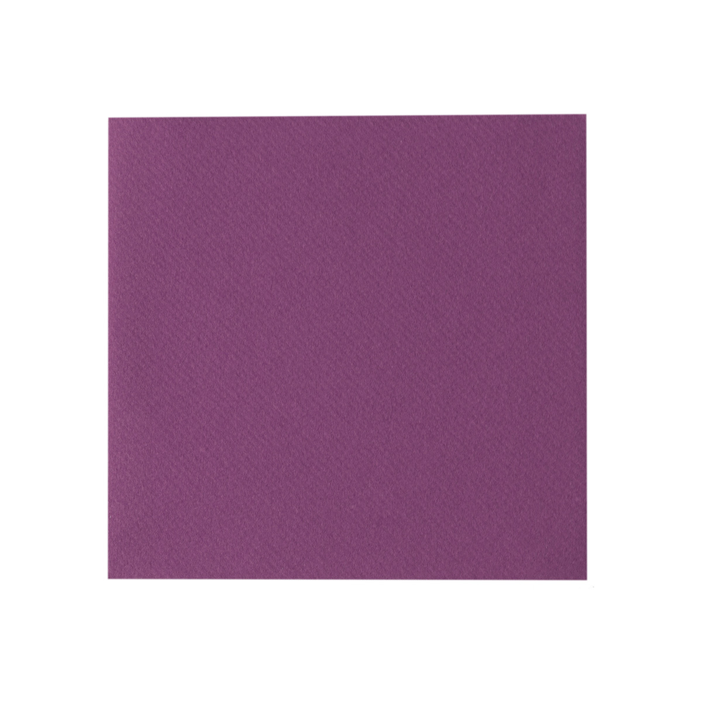 Mank Serviette Basic amethyst-aubergine 24 x 24 cm 1/4 Falz