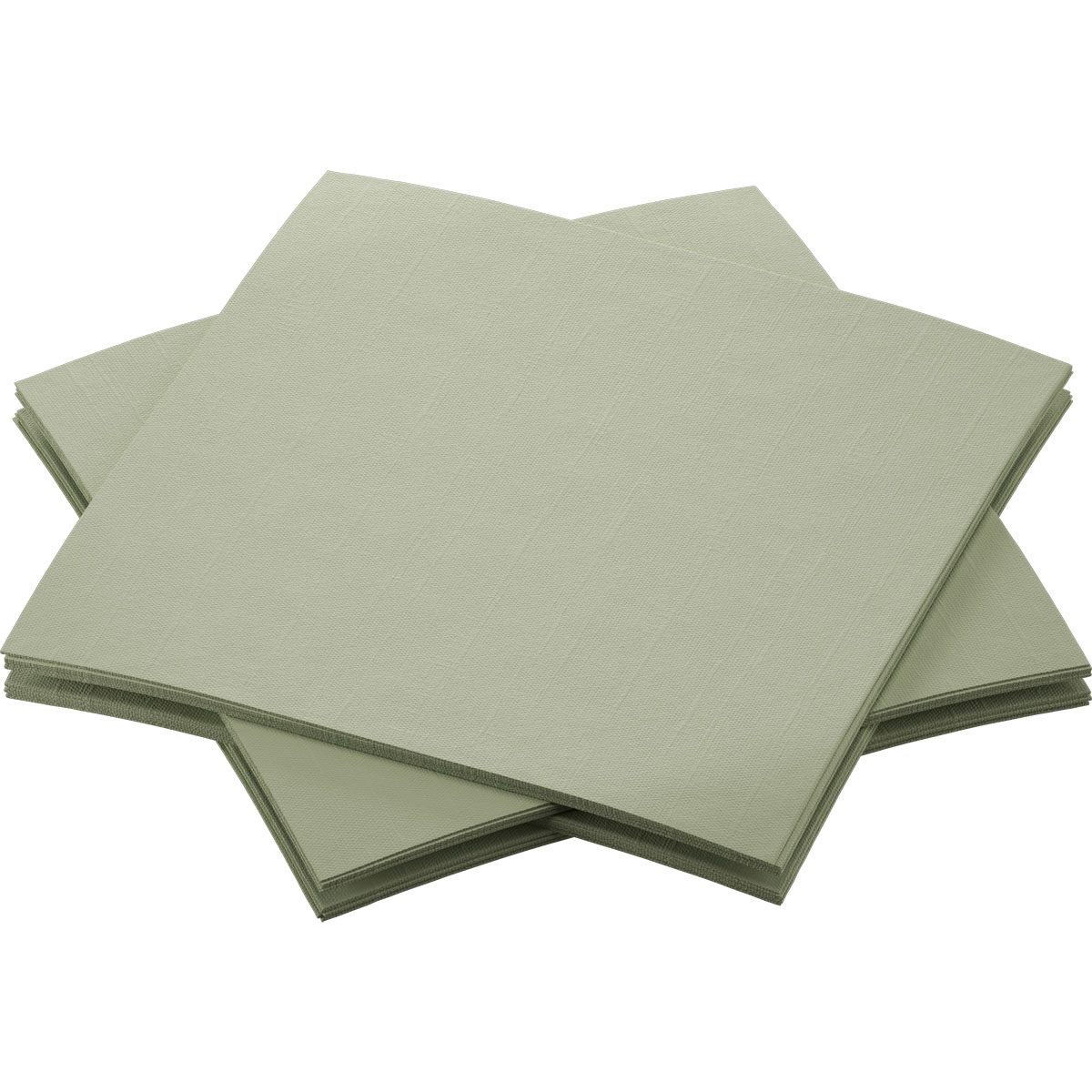 Duni BIO-DUNISOFT-SERVIETTEN 20 x 20 cm, 1/4-Falz, UNI