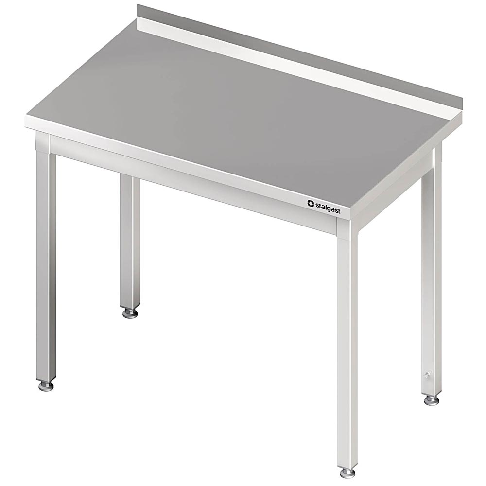 Stalgast Arbeitstisch ohne Grundboden, 900x700x850 mm, ohne Verstrebung, mit Auf