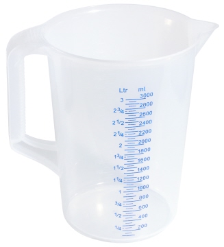 Contacto Messbecher, transparent 3 l