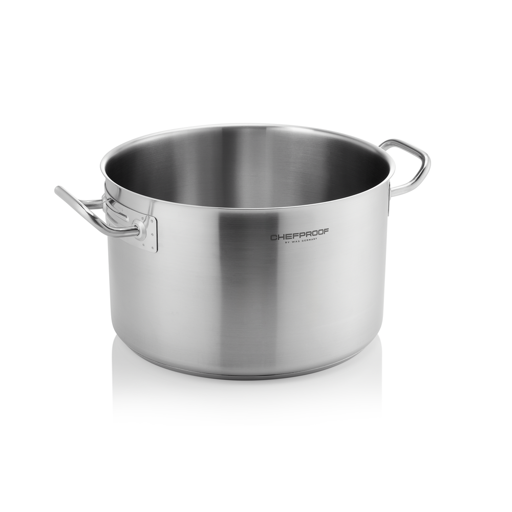 WAS Fleischtopf CHEFPROOF, Ø 24 cm, 6,5 ltr., Chromnickelstahl 18/10