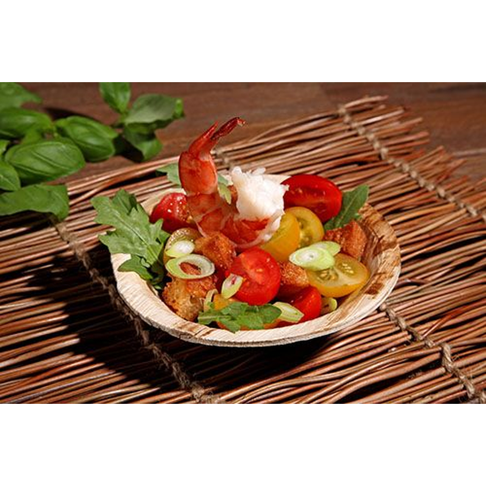 Papstar Schalen, Palmblatt "pure" rund 200 ml Ø 13 cm · 3 cm