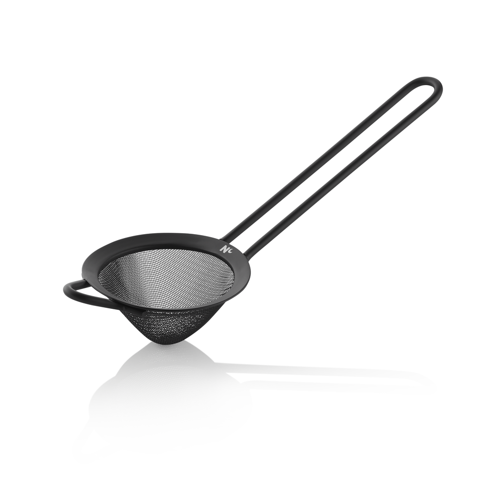 WAS Feinmaschiges Sieb NOCTURN, Ø 9 cm, 25,5 cm, schwarz matt, Chromnickelstahl 