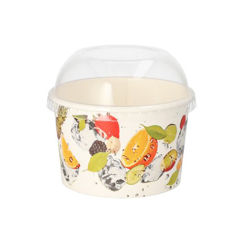 Papstar Deckel für Eisbecher PLA rund Ø 9,6 cm · 3,5 cm