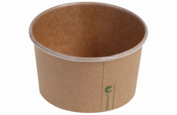 Pacovis Eisbecher Kraft/PLA 340ml, naturesse