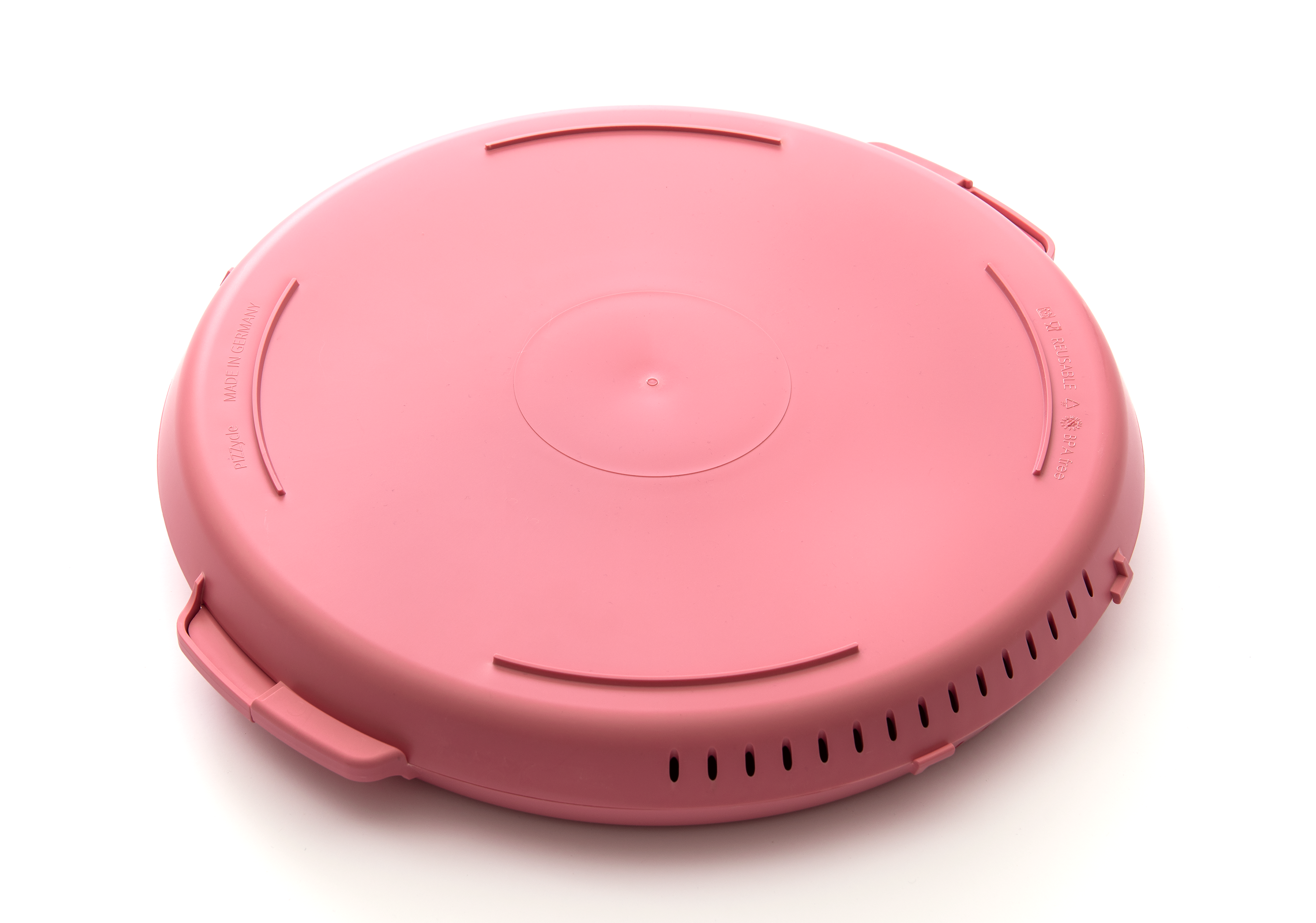 WAS Pizzabox PIZZycle, Ø 35,7 cm, raspberry, Polypropylen