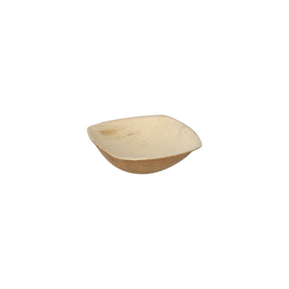 Papstar Schalen Palmblatt "pure" 50 ml 2,5 cm x 9 cm x 9 cm natur "QUADRATO"