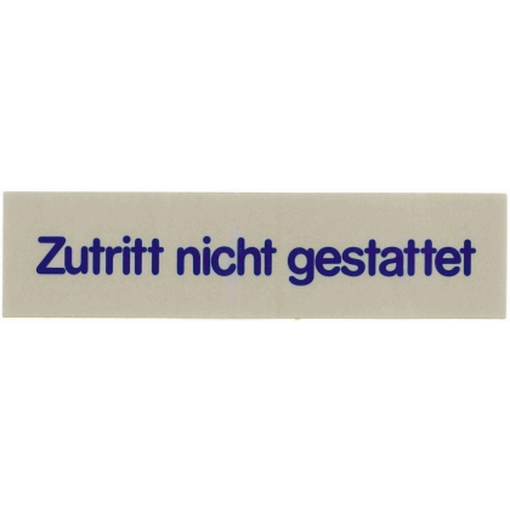 Contacto Schild ZUTRITT NICHT GESTATTET