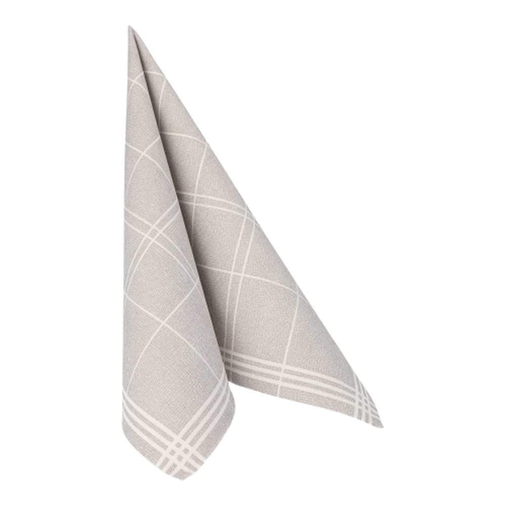 PAPSTAR Servietten ROYAL Collection 1/4-Falz 40 cm x 40 cm grau Kitchen C