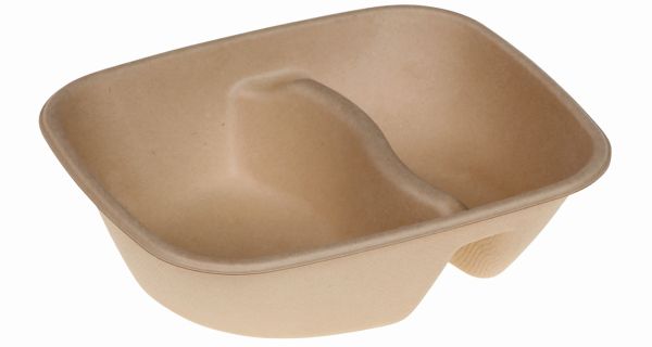 Pacovis Bowle nature 2-t, 400/180ml, r.eckig 195x170x56m