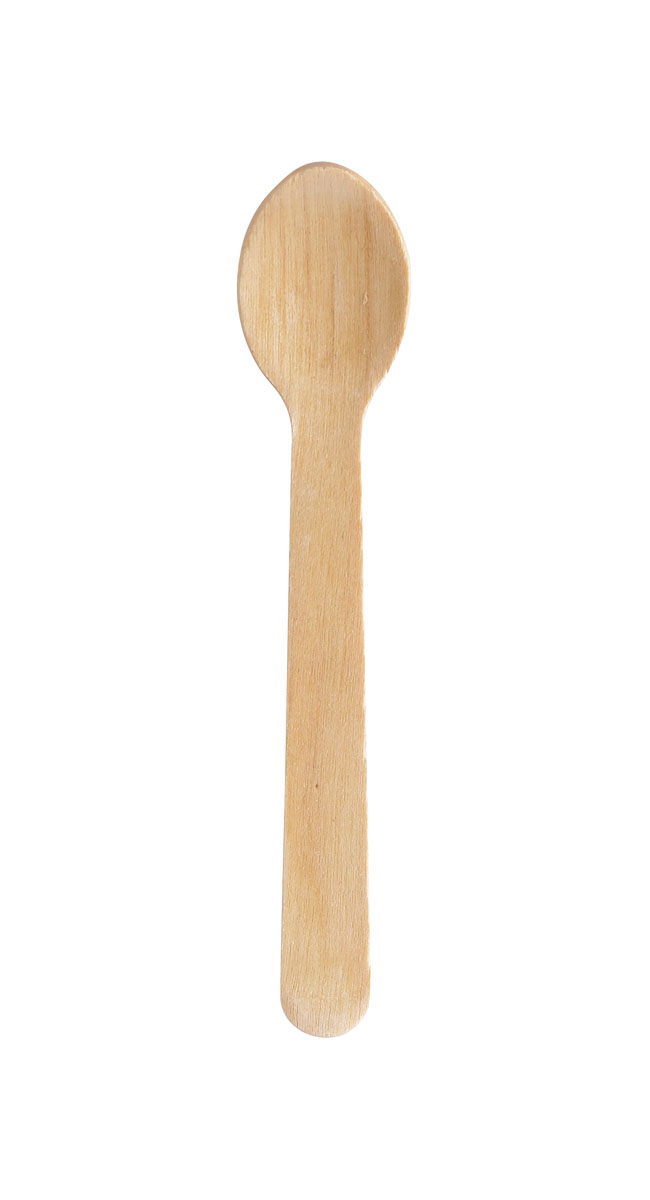 Duni Mini Spoon Silva 90mm, Holz gewachst 90 mm