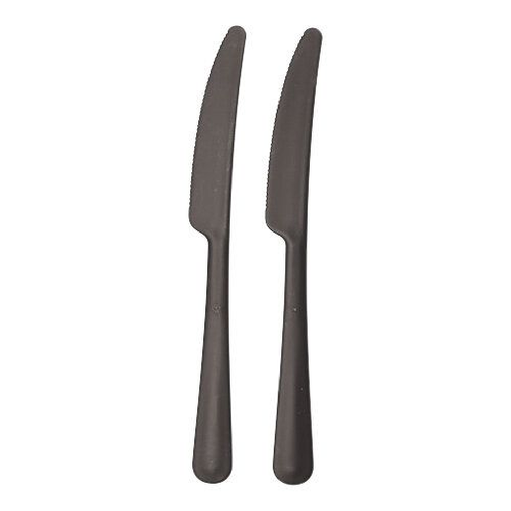 Papstar "Circulware" Mehrweg-Messer PP-MF 19,7 cm schwarz "Gaia" extra stabil