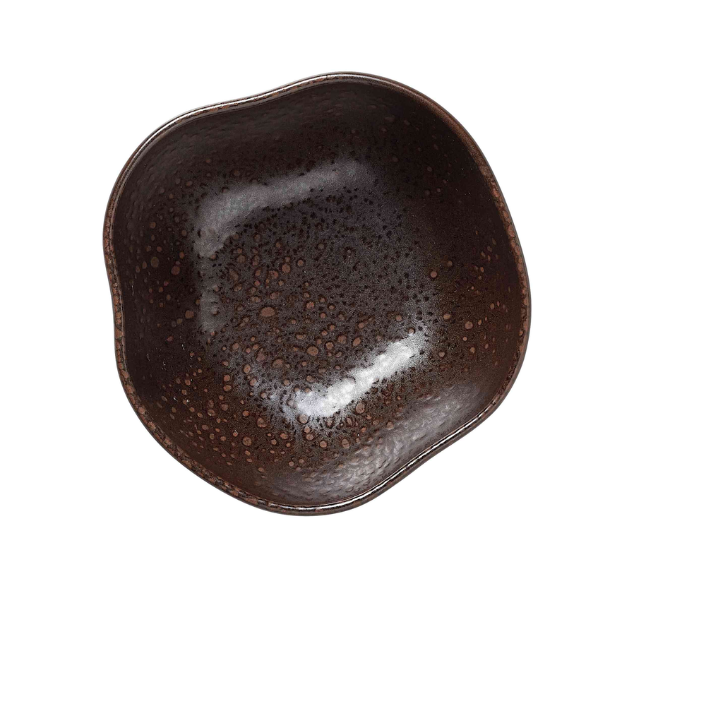 WAS Schale Set ROCKZZERO, tief, Ø 16 cm, 0,5 ltr., Set á 6 Stück, metallic brown