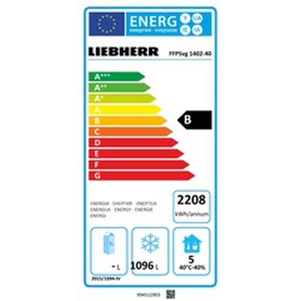 Liebherr Gefrier-lagerschrank Umluftkühlung FFPSvg 1402-40